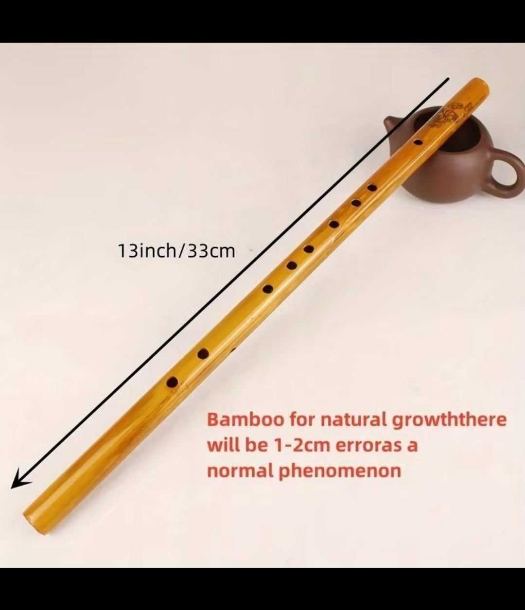 Wooden Flute - (Bamboo)
