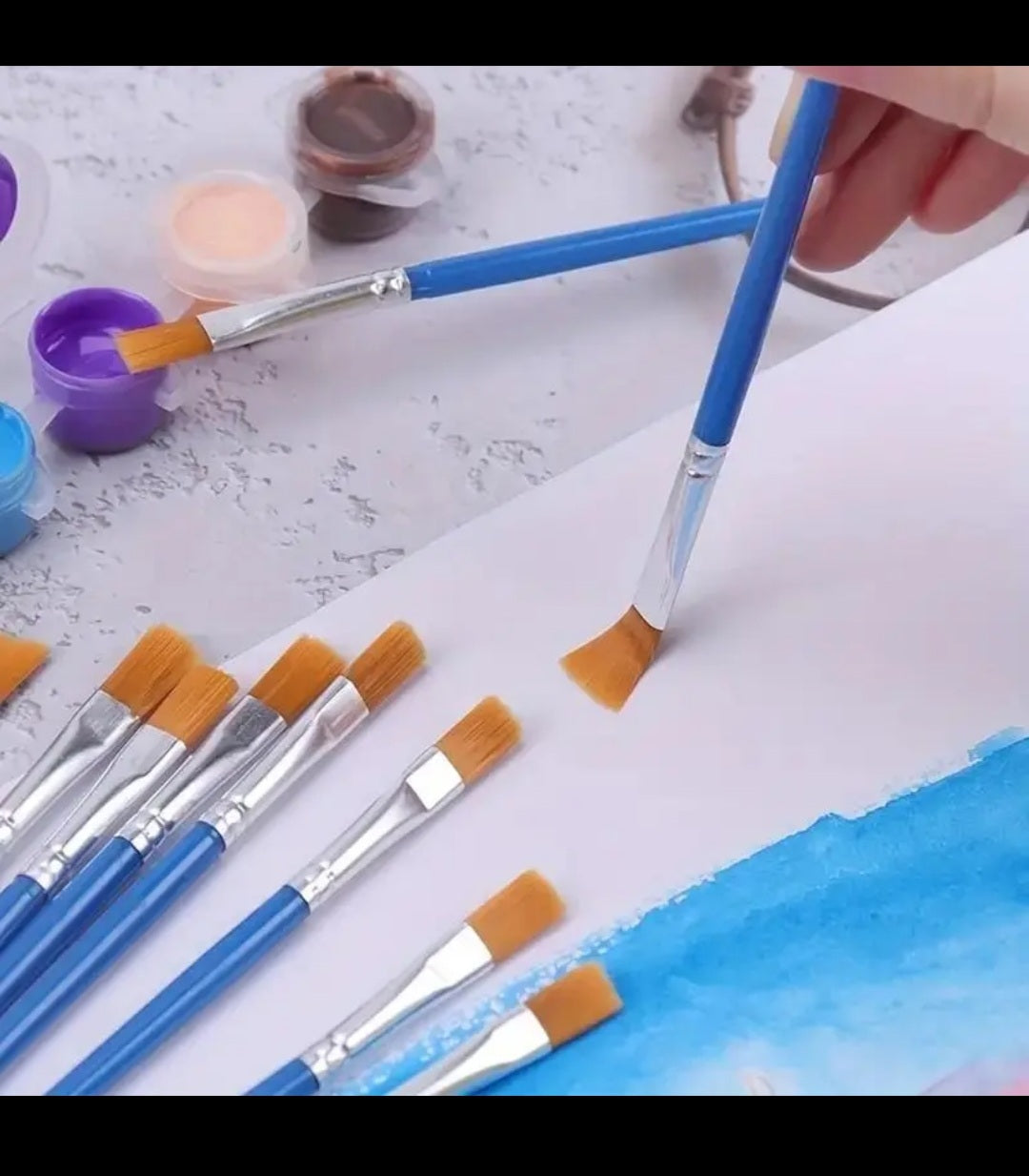 10pc Paint Brush Set