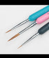 3pc Fine Tip Paint Brush Set - Pink (MFA)