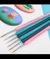 3pc Fine Tip Paint Brush Set - Pink (MFA)