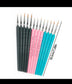 3pc Fine Tip Paint Brush Set - Pink (MFA)