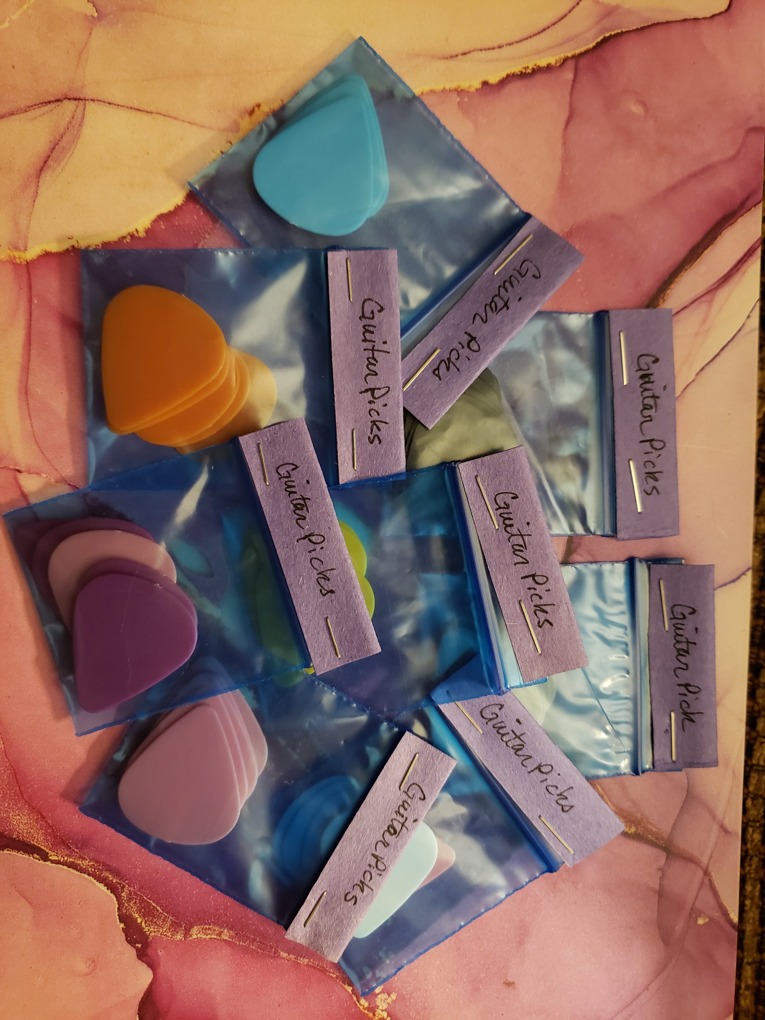 Guitar Picks 5pc - Med.