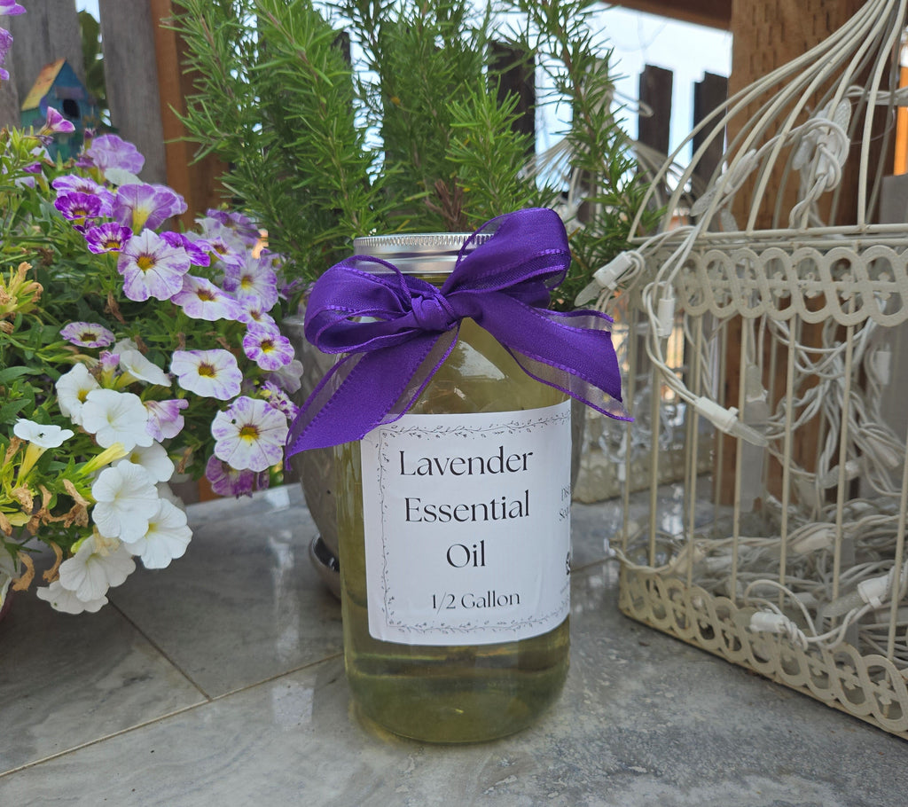Bulk Lavender Essential Oil Half Gallon Washington Grown Aromatherapy Findlavender.com