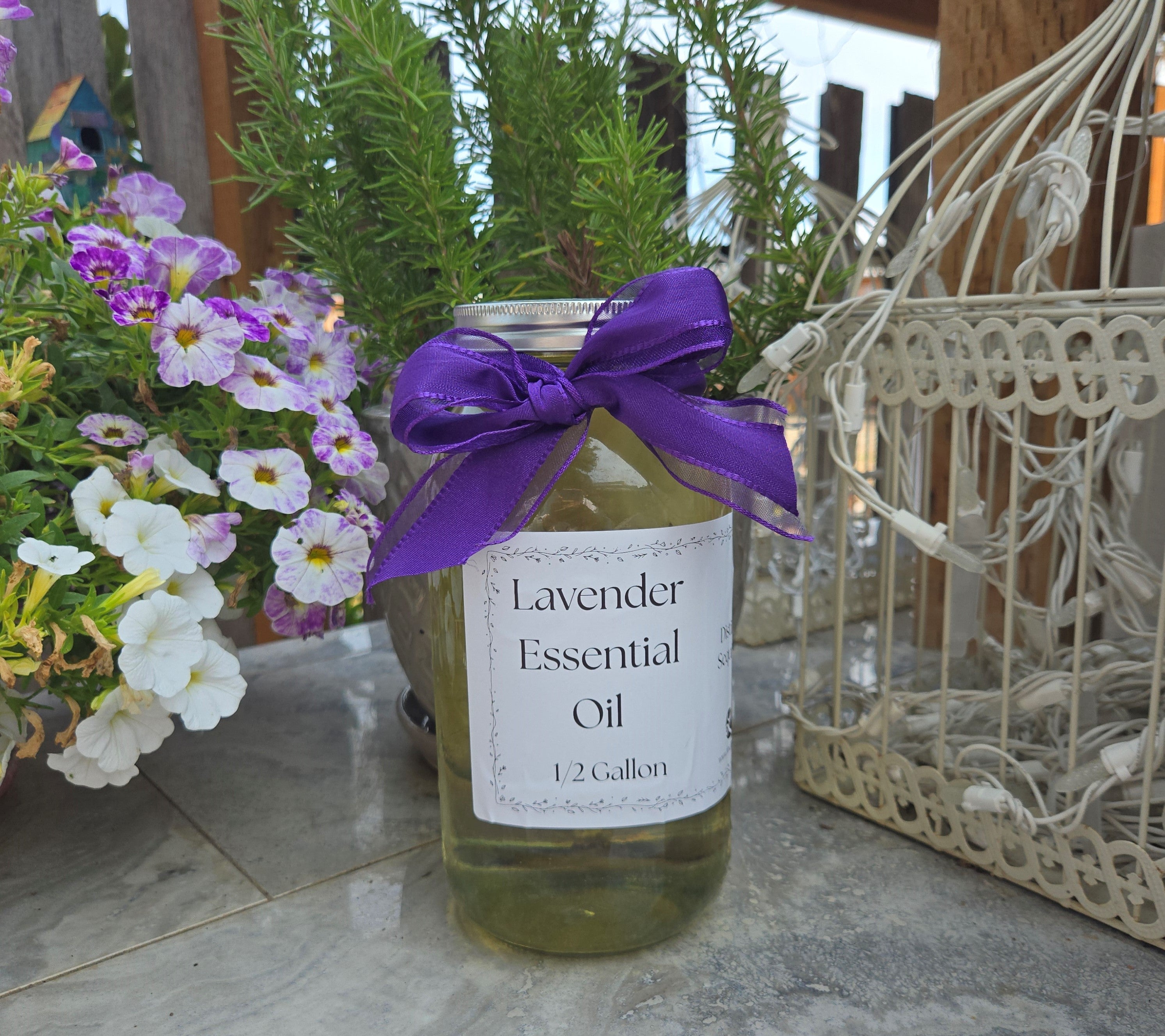 Bulk Lavender Essential Oil Half Gallon Washington Grown Aromatherapy Findlavender.com