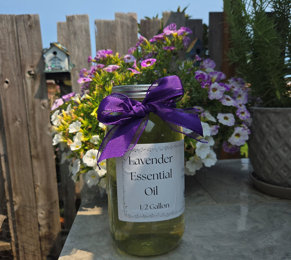 Bulk Lavender Essential Oil Half Gallon Washington Grown Aromatherapy Findlavender.com