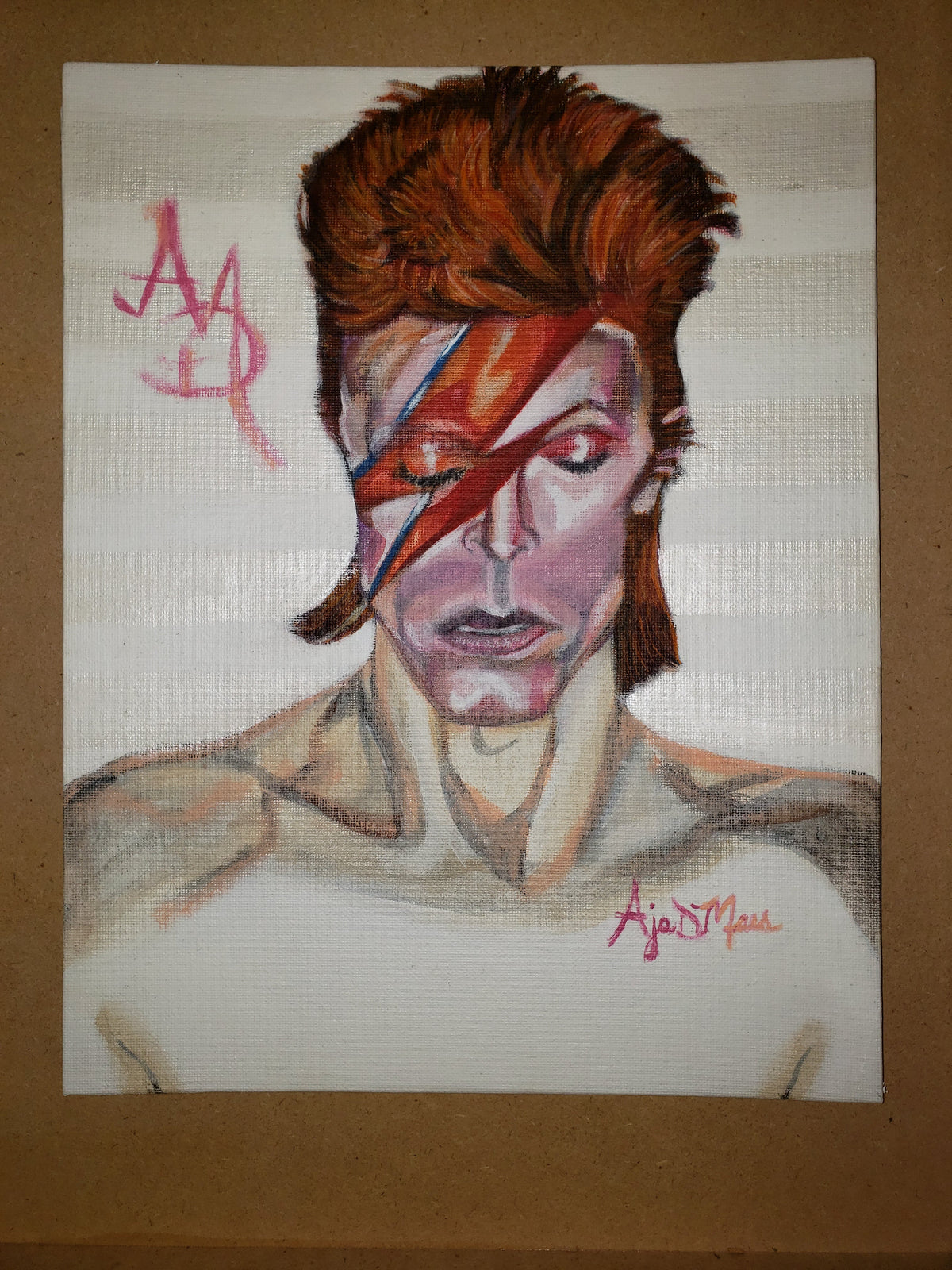 Aladdin Sane - David Bowie painting by A.D.M. MindFreakArtistry