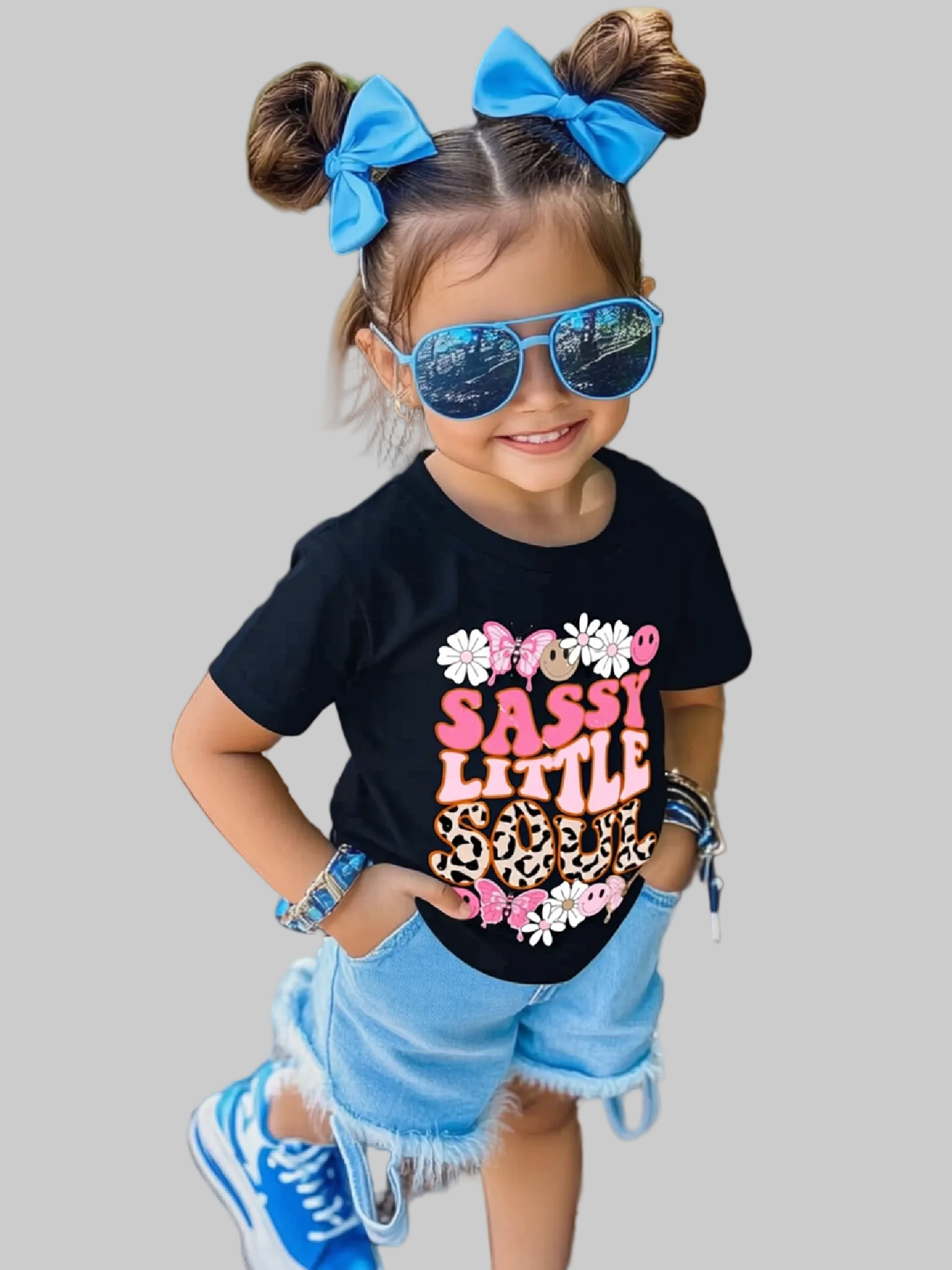 Toddler Girls Sassy Little Soul Short Sleeve T-Shirt NicholesGifts