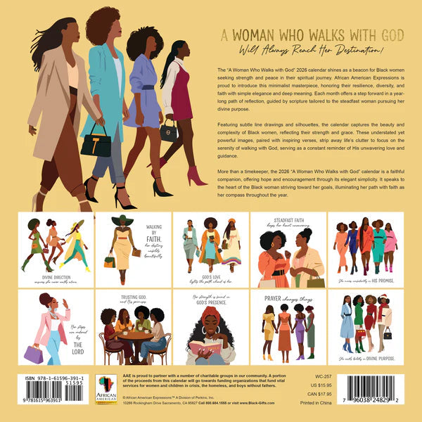 2026 A Woman Who Walks with God Calendar | FashionMojos.com FashionMojos.com