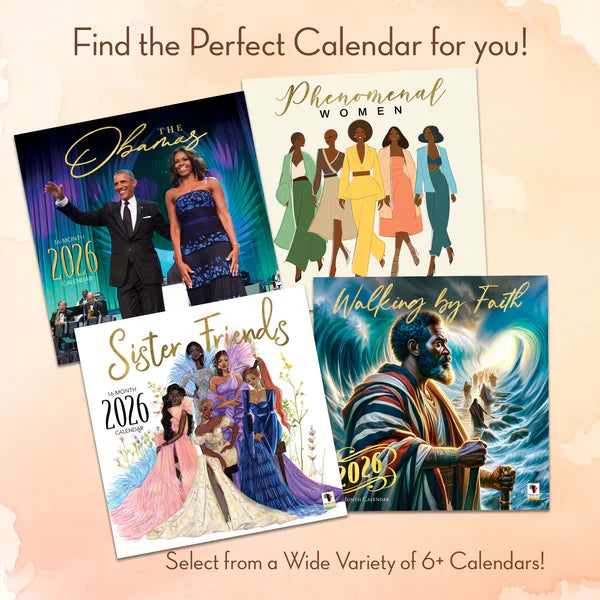 2026 Phenomenal Women Calendar | Afrocentric Inspirational Calendar FashionMojos.com