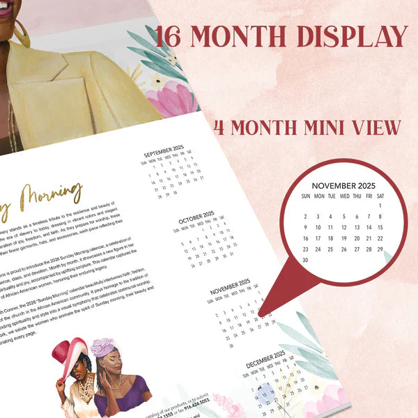 2026 Sunday Morning Calendar | FashionMojos.com FashionMojos.com