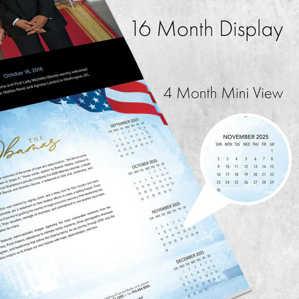 2026 The Obamas Calendar | FashionMojos.com FashionMojos.com