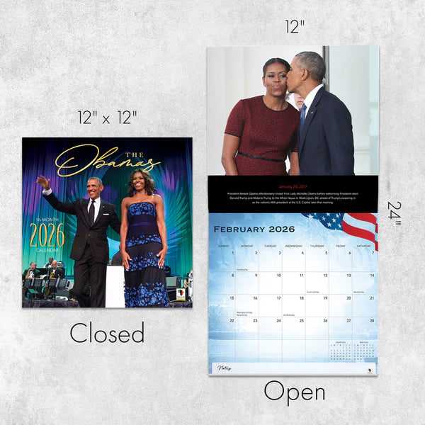 2026 The Obamas Calendar | FashionMojos.com FashionMojos.com