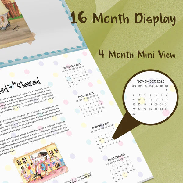 2026 Too Blessed Calendar | FashionMojos.com FashionMojos.com