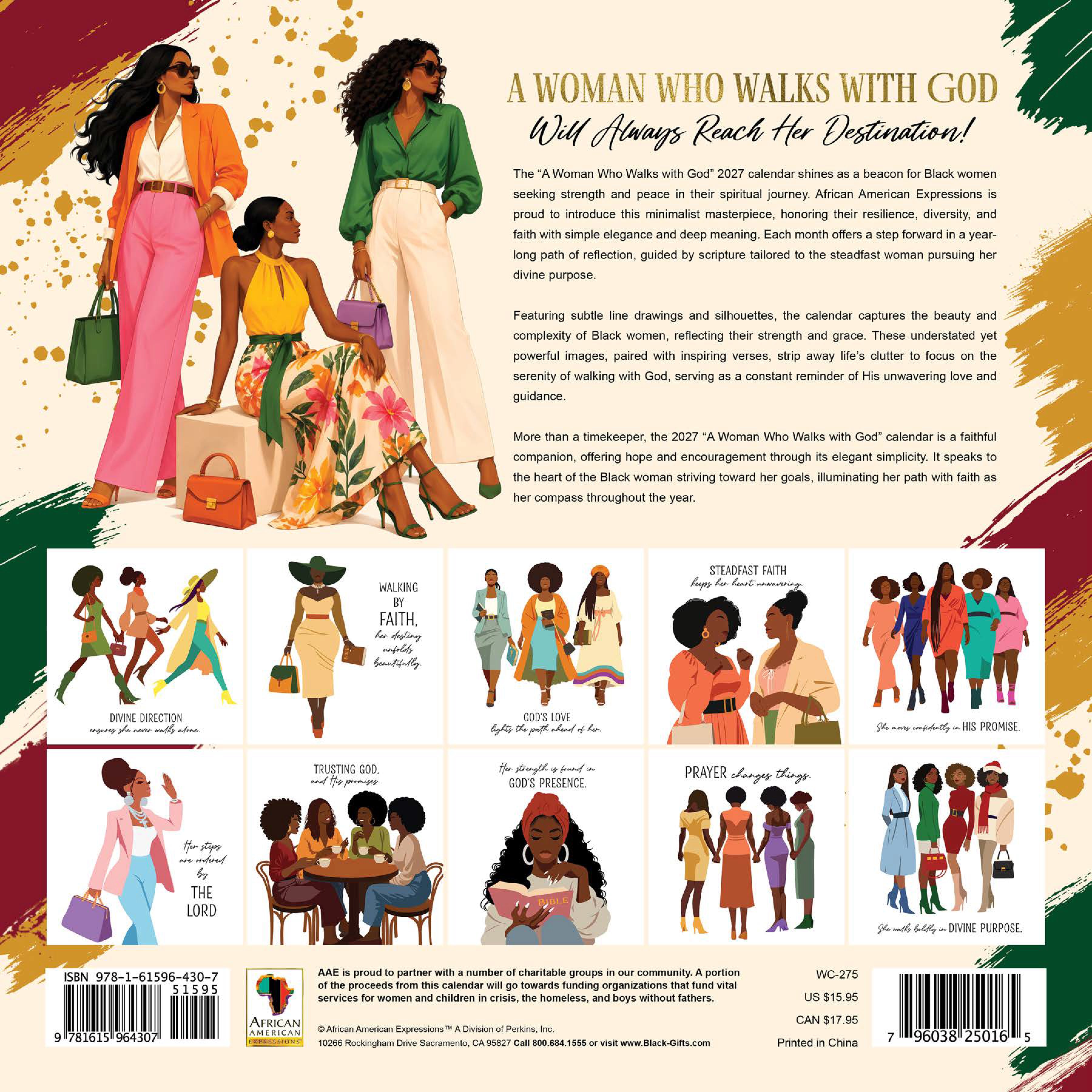 2027 A Woman Who Walks With God Calendar - FashionMojos.com FashionMojos.com