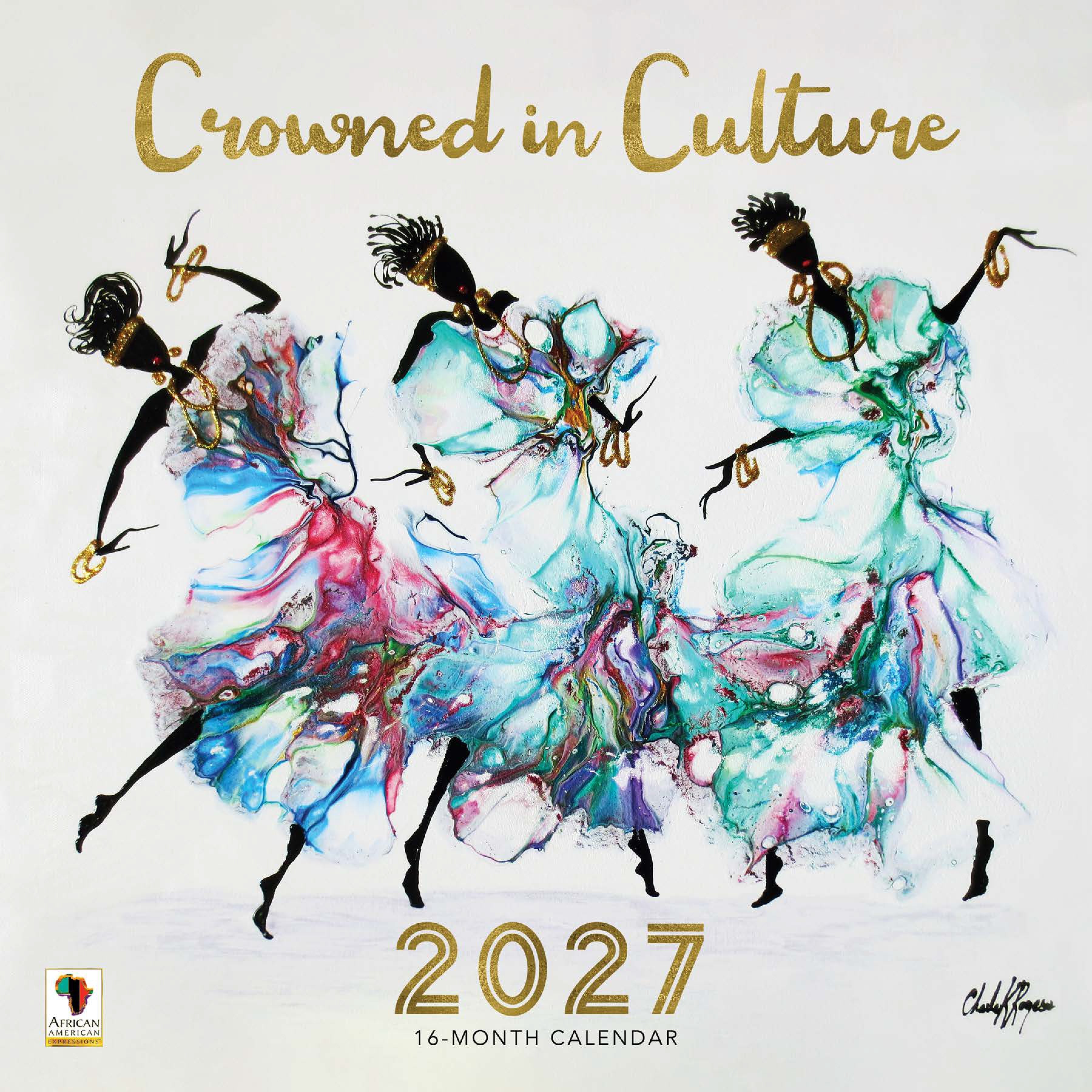 2027 Crowned in Culture Wall Calendar - FashionMojos.com FashionMojos.com
