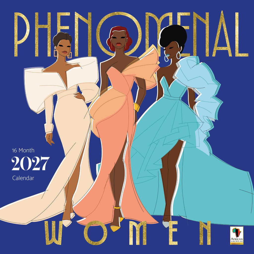 2027 Phenomenal Women Wall Calendar - FashionMojos.com FashionMojos.com
