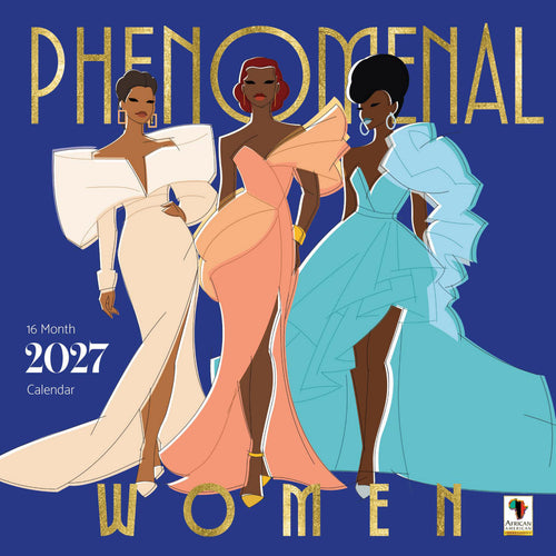 2027 Phenomenal Women Wall Calendar - FashionMojos.com FashionMojos.com