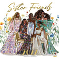 2027 Sister Friends Wall Calendar - FashionMojos.com FashionMojos.com