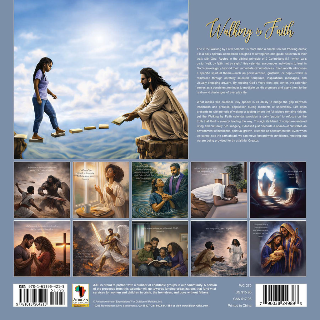 2027 Walking by Faith Wall Calendar | FashionMojos.com FashionMojos.com