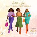 2027 With God all Things are Possible Wall Calendar - FashionMojos.com FashionMojos.com