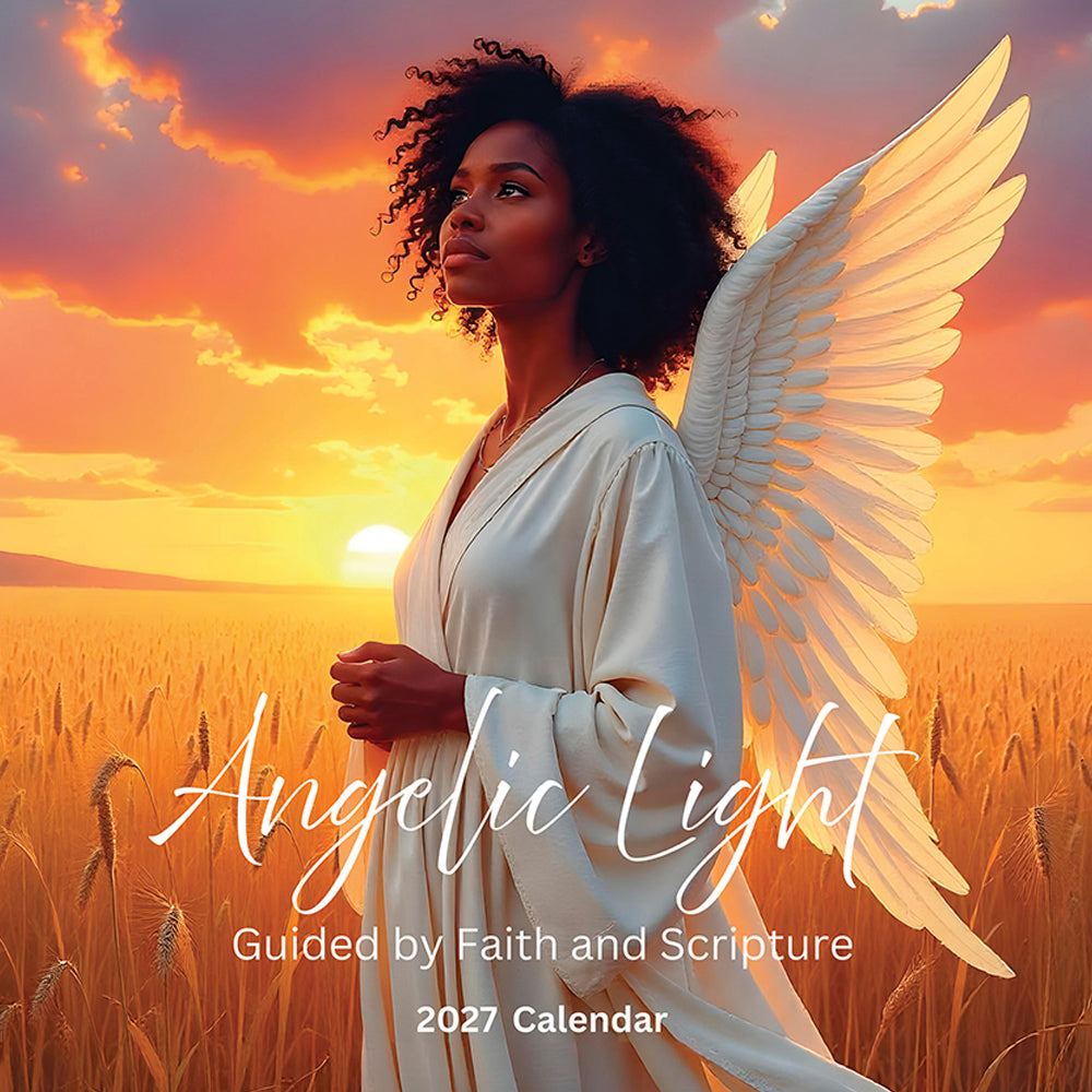2027 Angelic Light Wall Calendar FashionMojos.com