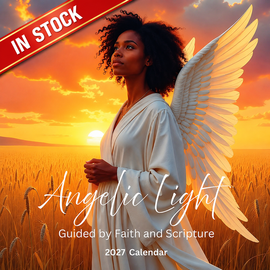 2027 Angelic Light Wall Calendar FashionMojos.com
