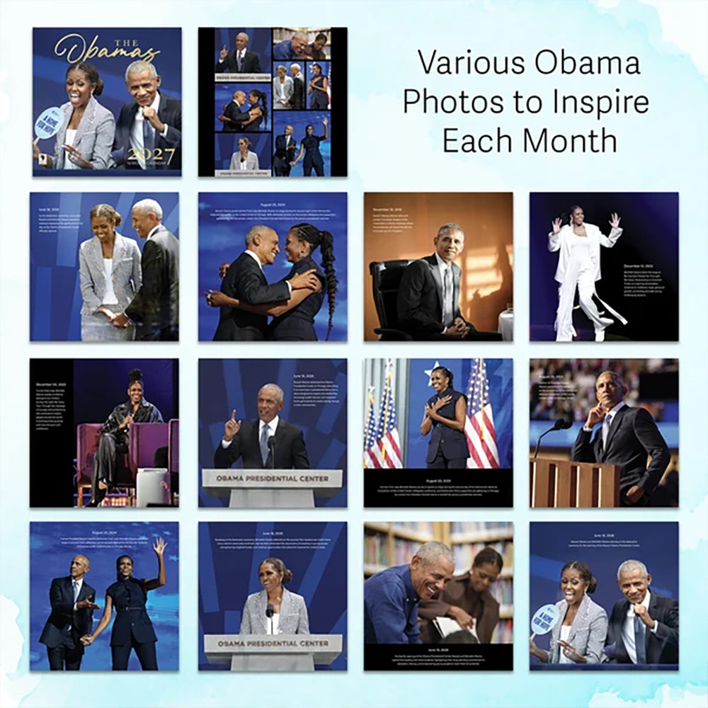 The Obamas 2027 African American Wall Calendar - FashionMojos.com FashionMojos.com