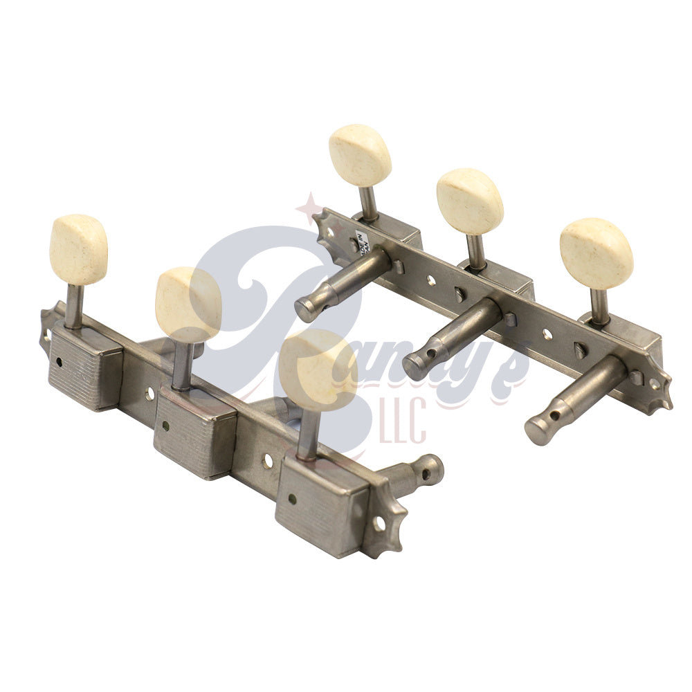 Aged Relic Tuners by Gotoh® w/ Oval Buttons (3-On-Plate) - Fits Gibson® Randy's LLC