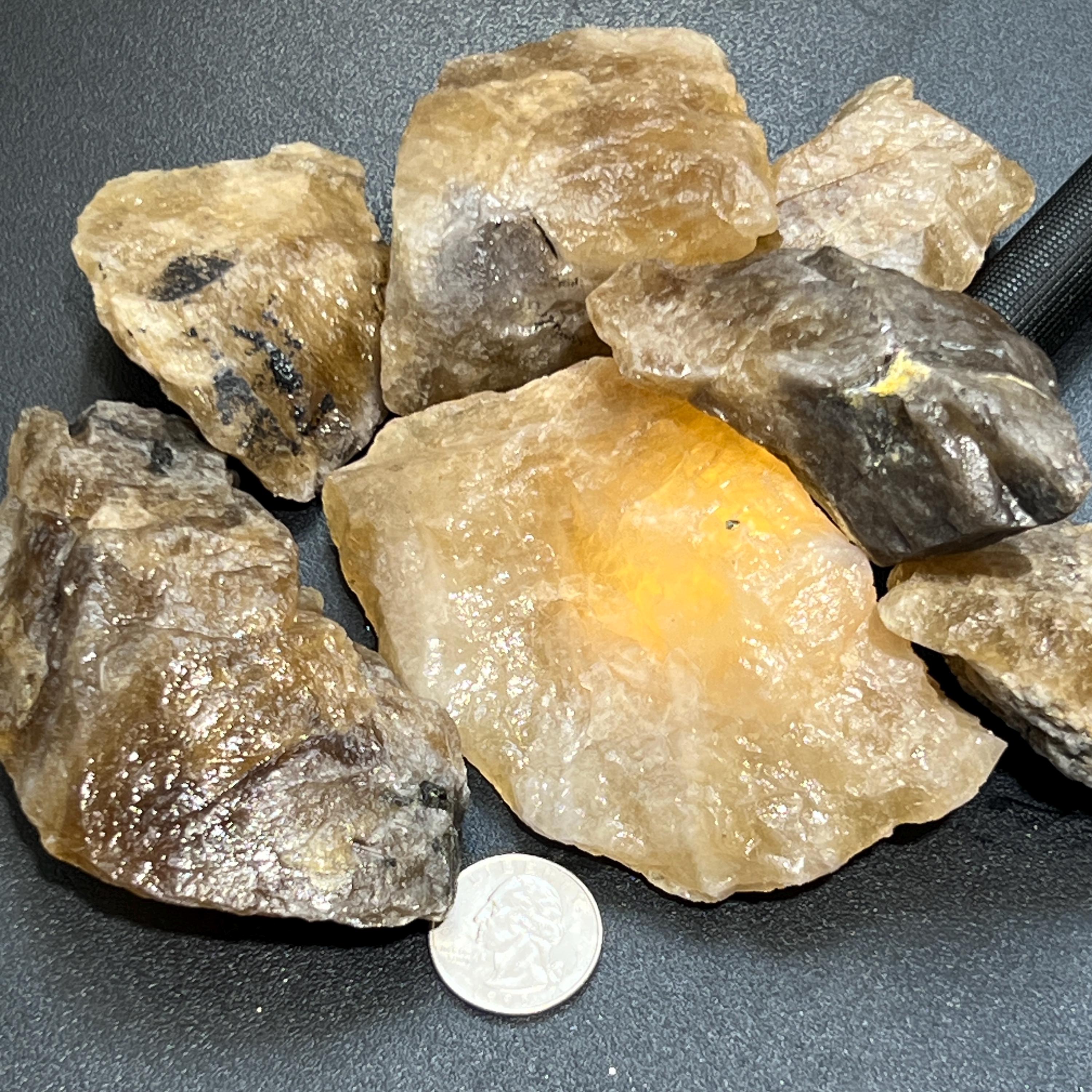 Large Citrine Crystals (Untreated) Rough Raw Stones (By The Piece or Pound) Wholesale Amazing Crystals