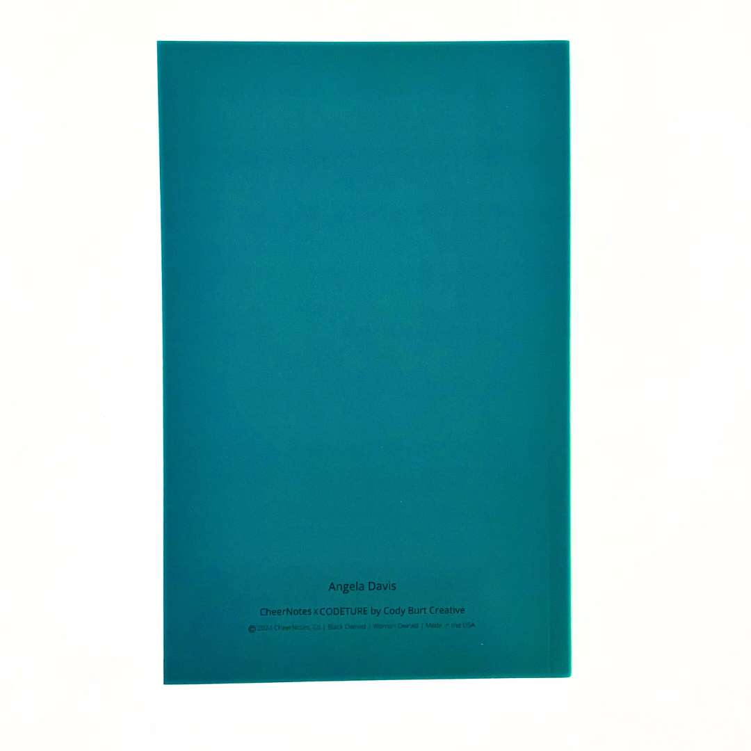 Angela Davis Notebook CheerNotes