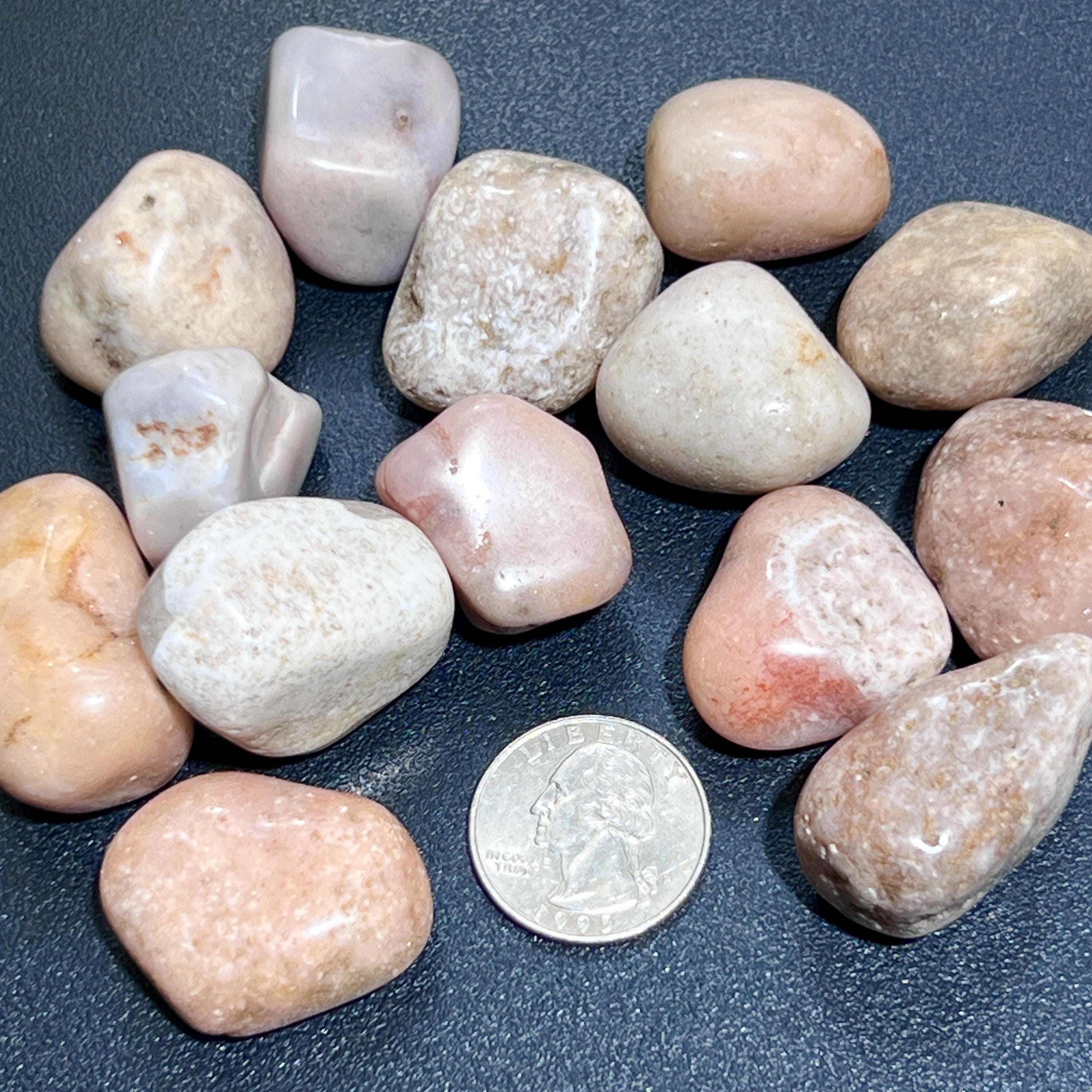 Pink Amethyst Crystal Tumbled Stones (By The Piece or Pound) Wholesale Amazing Crystals