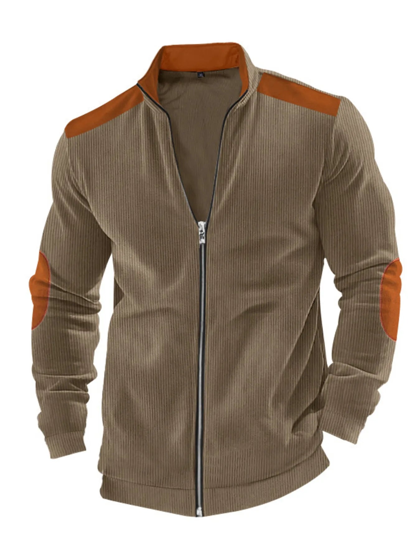 Men's Full Size Zip Up Long Sleeve Jacket Plus Size NicholesGifts