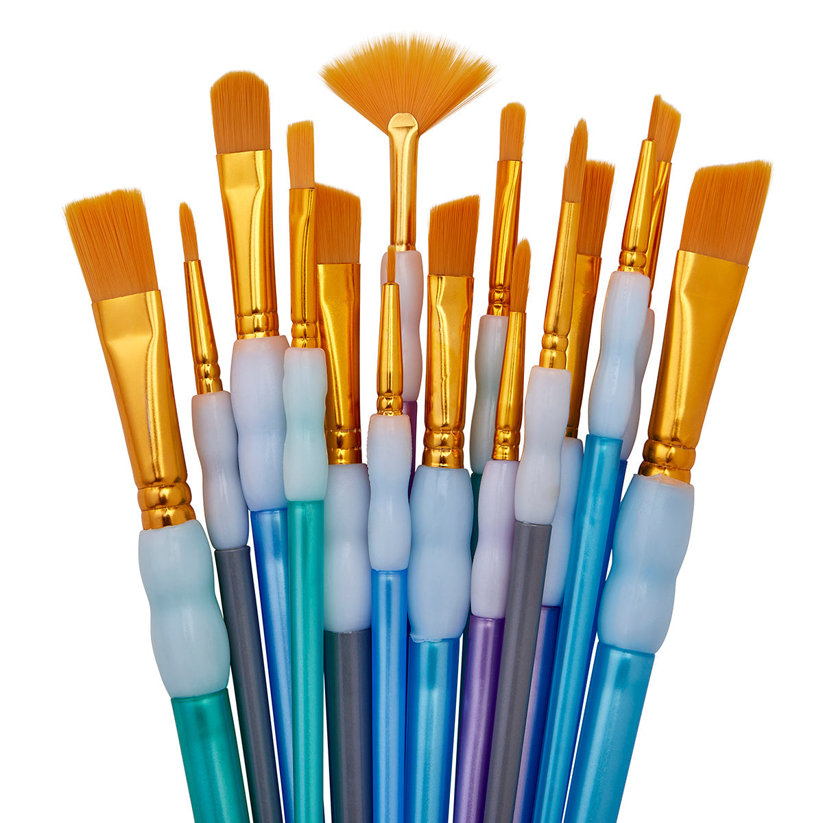 Studio Soft Grip Brush Set - 15 pc KINGART