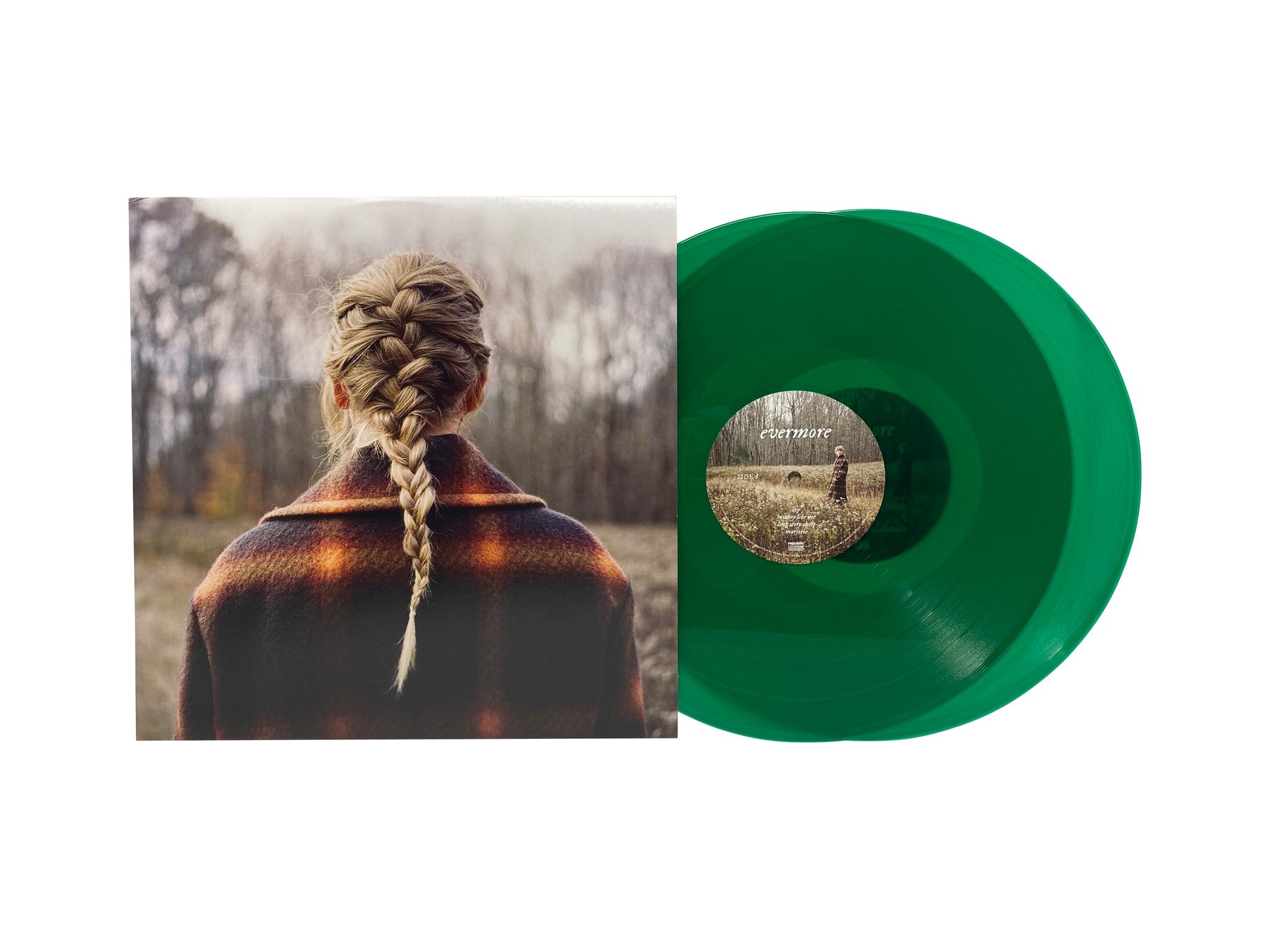 Taylor Swift - Evermore (Limited Edition Green Colored Double Vinyl) [New Without Shrink] Pale Blue Dot Records