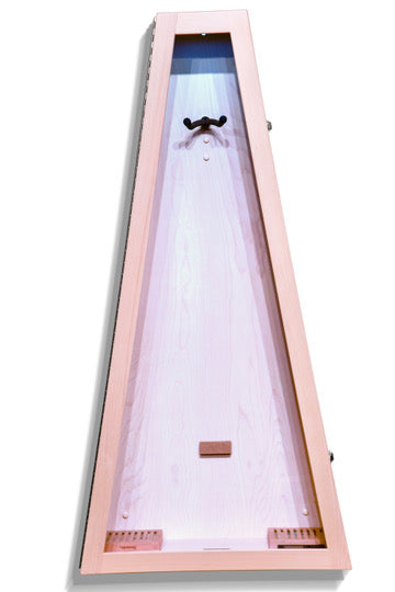 ClimaCase Triangle Humidor - Birch with Campbell White Stain Acoustic Remedy Cases