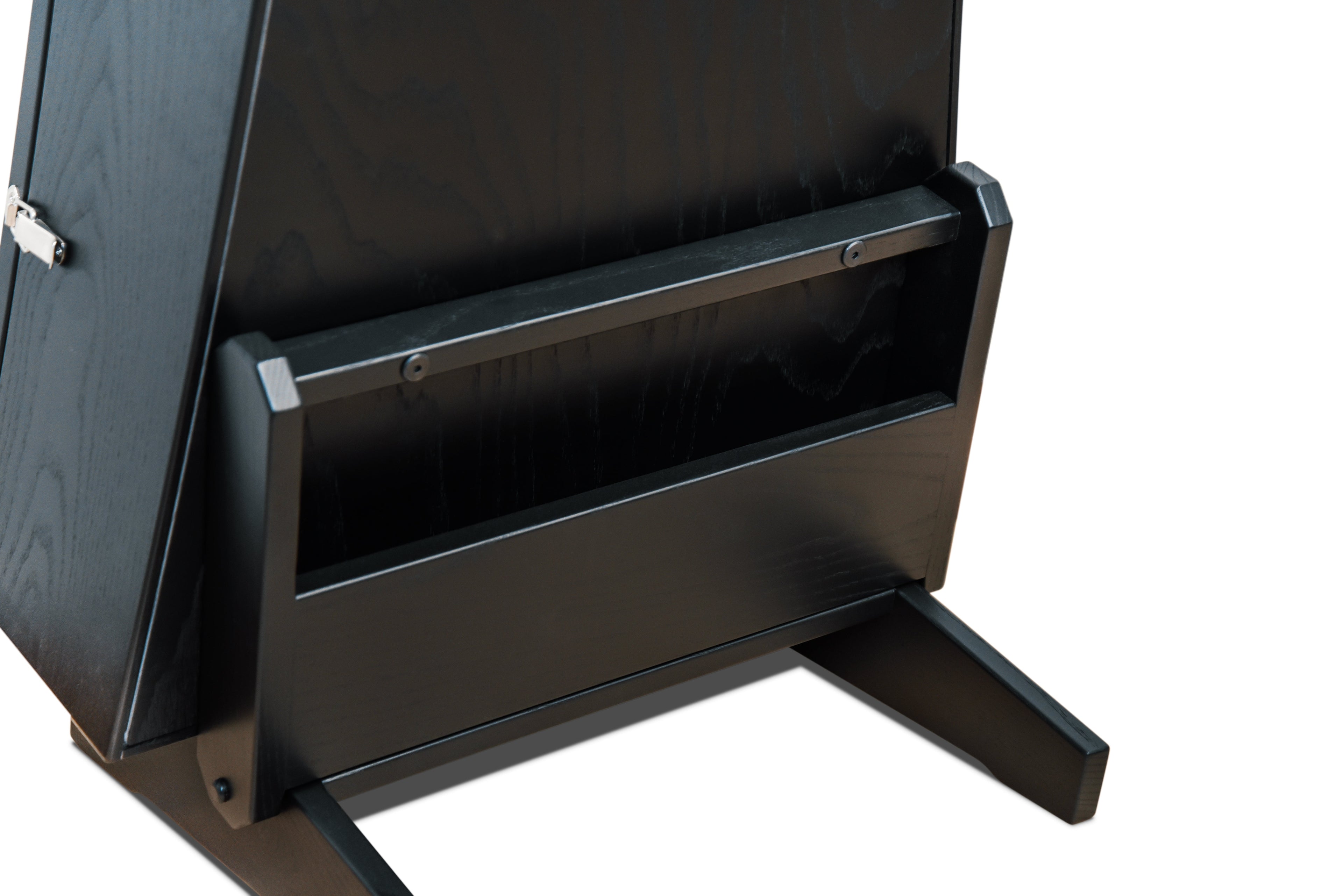 ClimaStand Triangle Humidor with Base - Northern White Ash with Piano Black Acoustic Remedy Cases