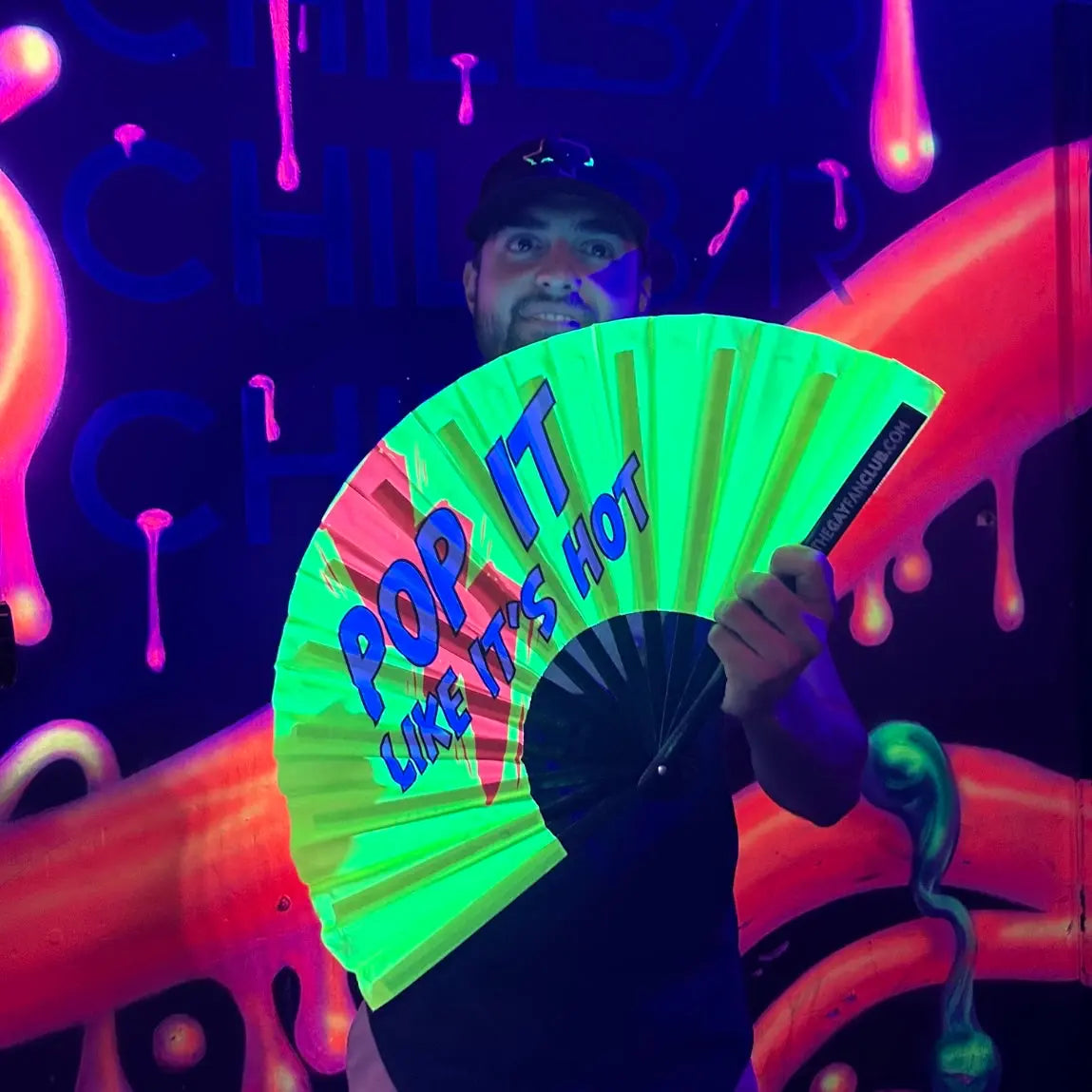 Poppers Fan (UV) The Gay Fan Club