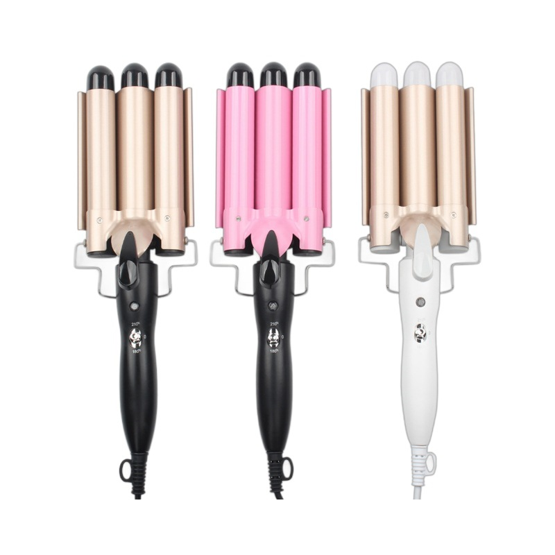 Electric curling stick, egg roll stick, instant noodle head, three-tube curling iron, water ripple, small curling iron, large curling iron hair clip