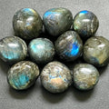 Large Flashy Labradorite Tumbled Stones (By The Piece Or Pound) Wholesale Amazing Crystals