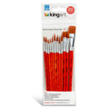 Studio Golden Nylon Brush Set - 12 Pieces KINGART