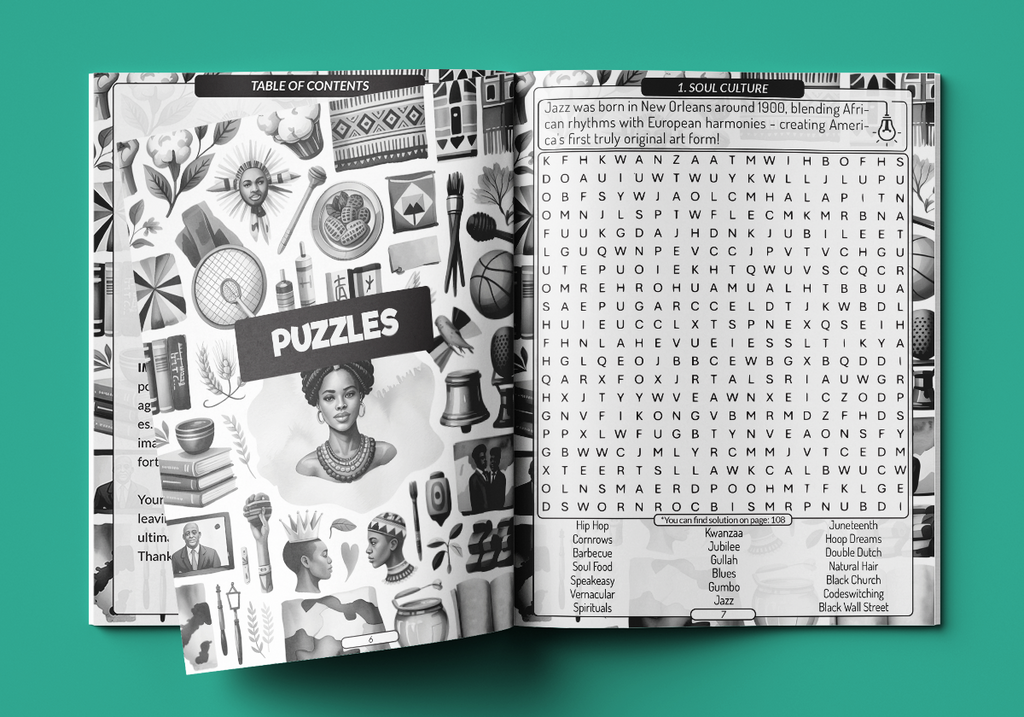 African American Word Search Imani Oliver