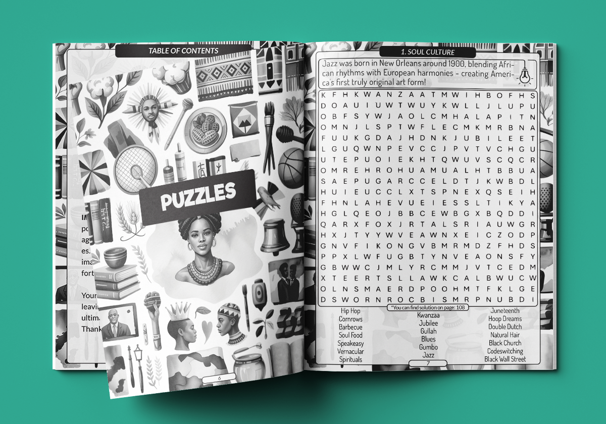 African American Word Search Imani Oliver