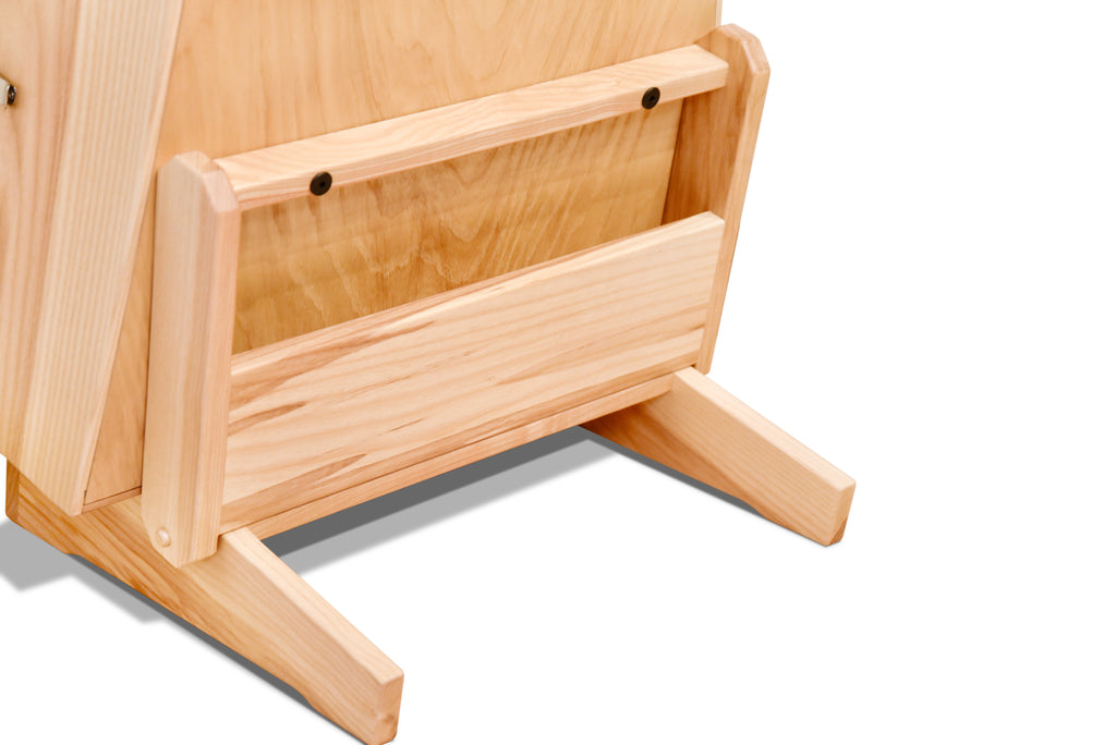 ClimaStand Triangle Humidor with Base - Northern White Ash Acoustic Remedy Cases