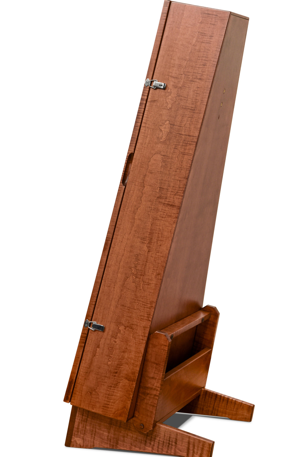 ClimaStand Triangle Humidor with Base - Flamed Maple with Boston Stain Acoustic Remedy Cases