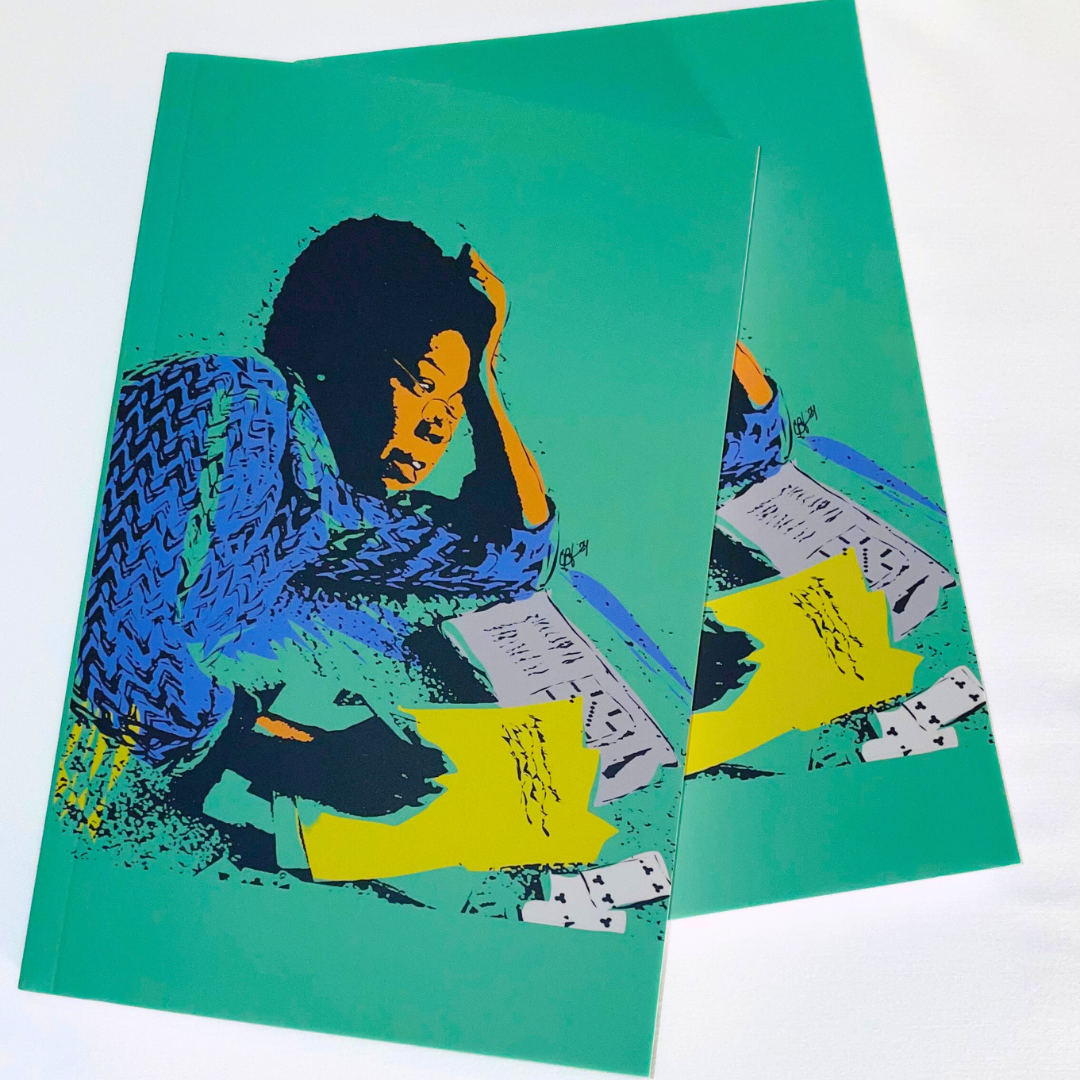 Maya Angelou Green Notebook CheerNotes