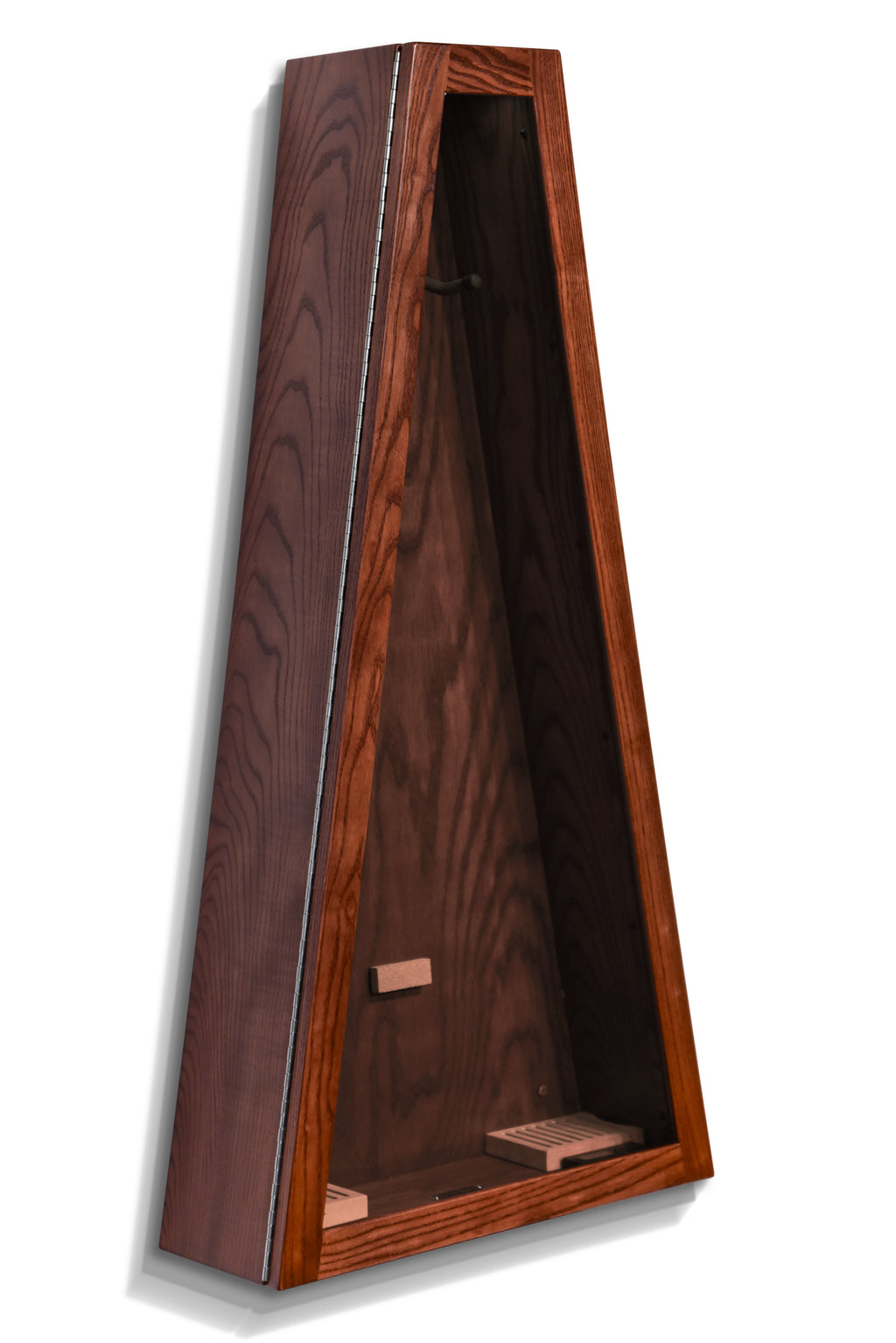 ClimaCase Triangle Humidor - Northern White Ash with Acres Stain Acoustic Remedy Cases