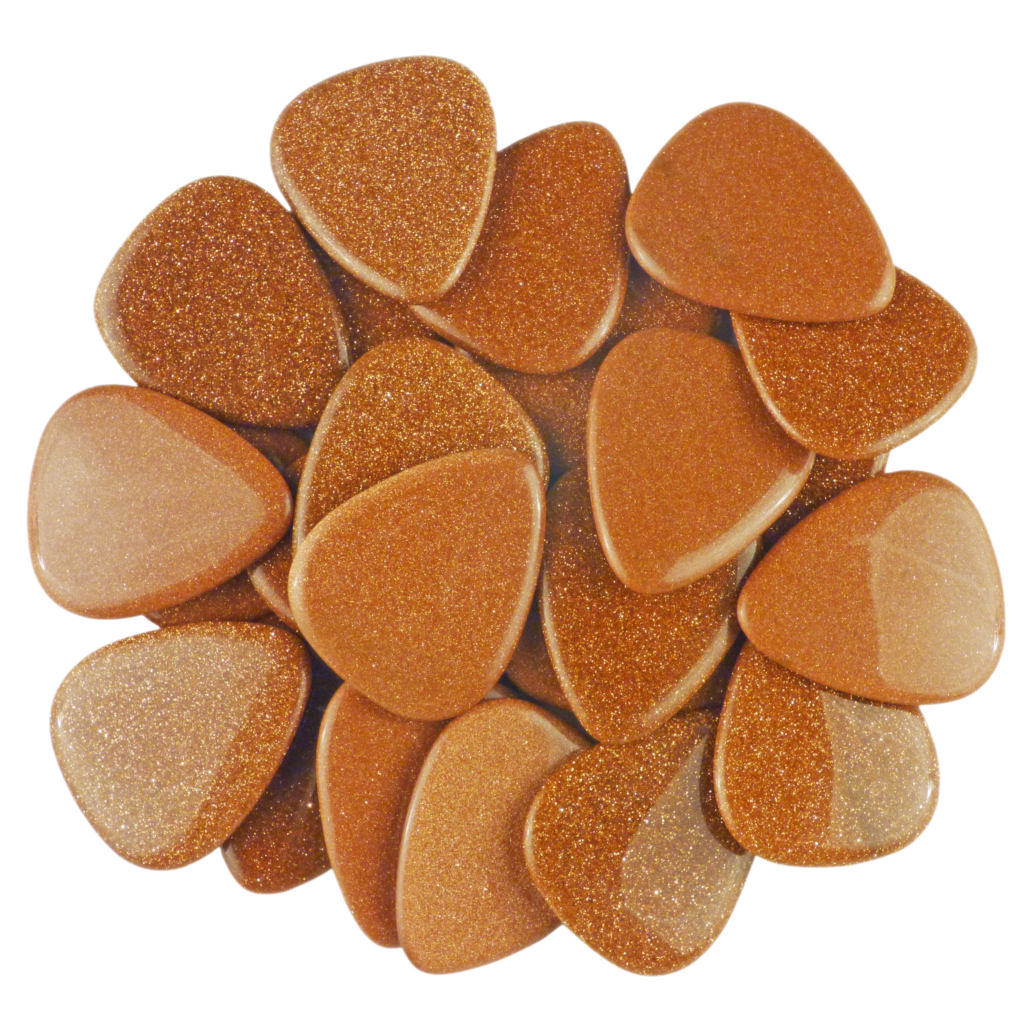 Brown Sandstone Stone Guitar Or Bass Pick - 3.0 mm Ultra Heavy Gauge - 351 Shape - Specialty Handmade Gemstone Exotic Plectrum Exotic Plectrums