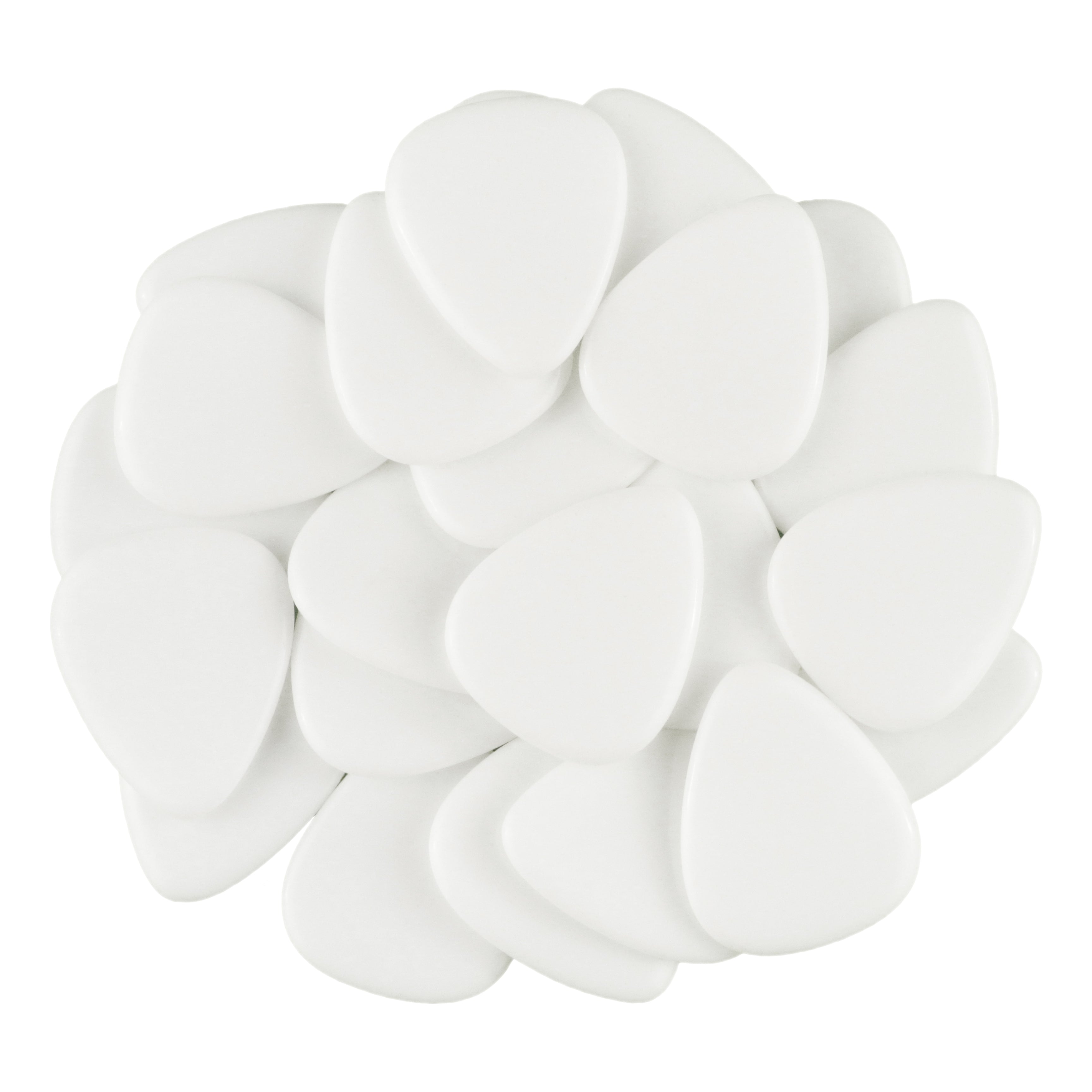 White Agate Stone Guitar Or Bass Pick - 3.0 mm Ultra Heavy Gauge - 351 Shape - Specialty Handmade Gemstone Exotic Plectrum Exotic Plectrums