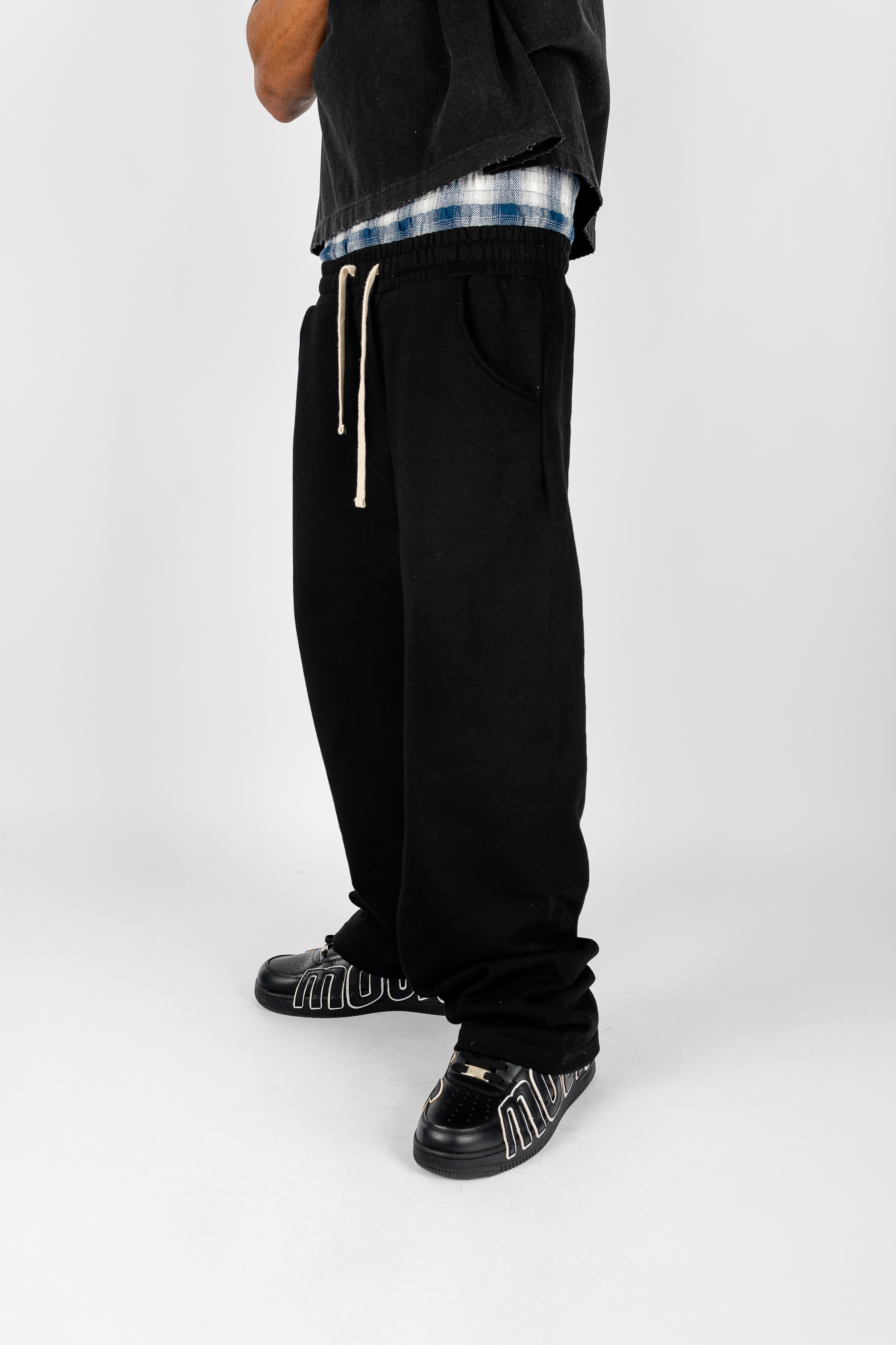 The Label Double Waisted Sweatpants Superline
