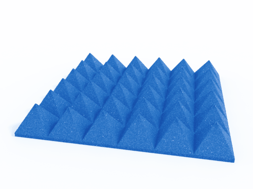 4 Inch Acoustic Foam Pyramid Style Panels - 13 Color Options SoundAssured